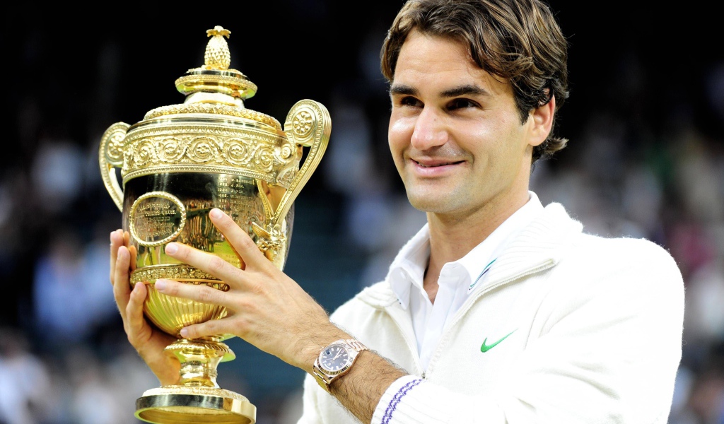 Роджер Федерер с наградой