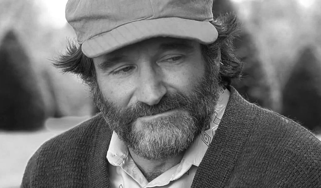 Грустный актер Робин Уильямс