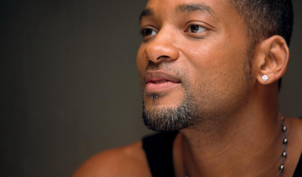 Уилл Смит с алмазной сережкой