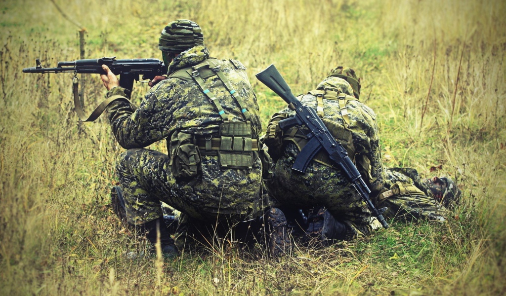 Солдаты спецназа России