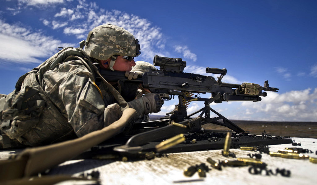 Стрельба из пулемета