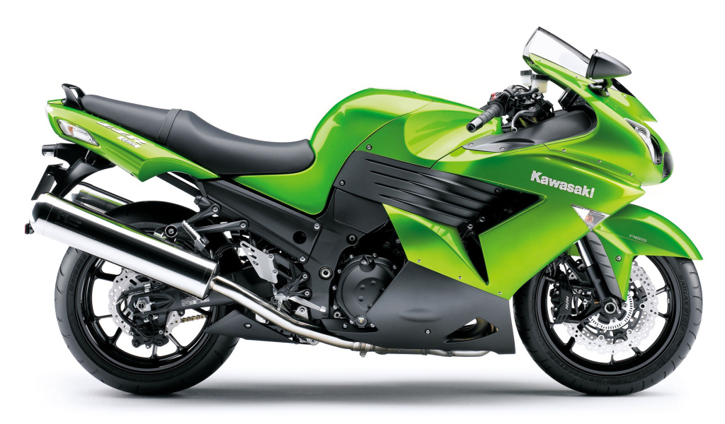 Красивый мотоцикл Kawasaki ZZR 1400