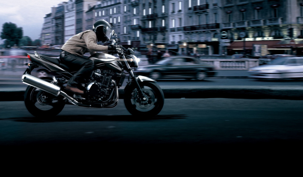 Красивый мотоцикл Suzuki  GSF 650