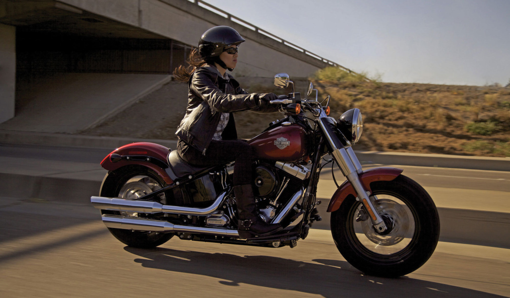 Красивый мотоцикл в москве Harley-Davidson Softail Blackline