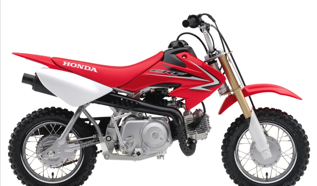 Мотоцикл модели Honda CRF 110 F