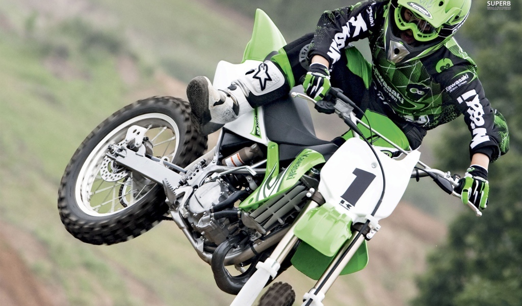 Мотоцикл модели Kawasaki KX 85-II
