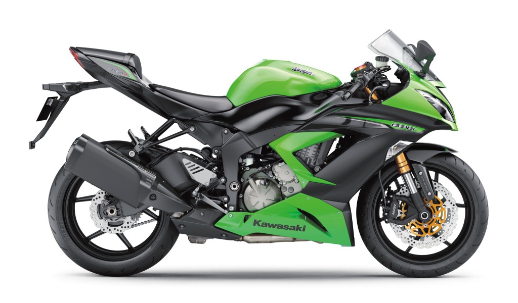 Мотоцикл модели Kawasaki Ninja ZX-6R 636 Performance