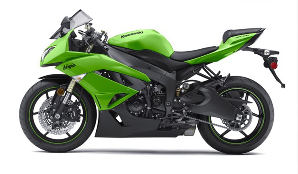 Мотоцикл модели Kawasaki Ninja ZX-6R