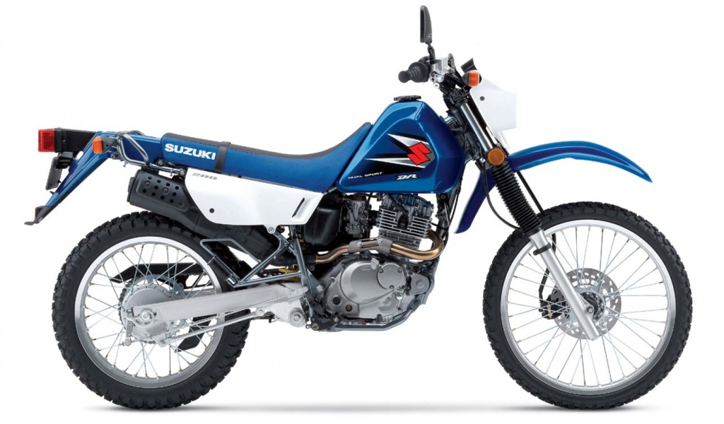 Быстрый мотоцикл Suzuki DR 200 SE