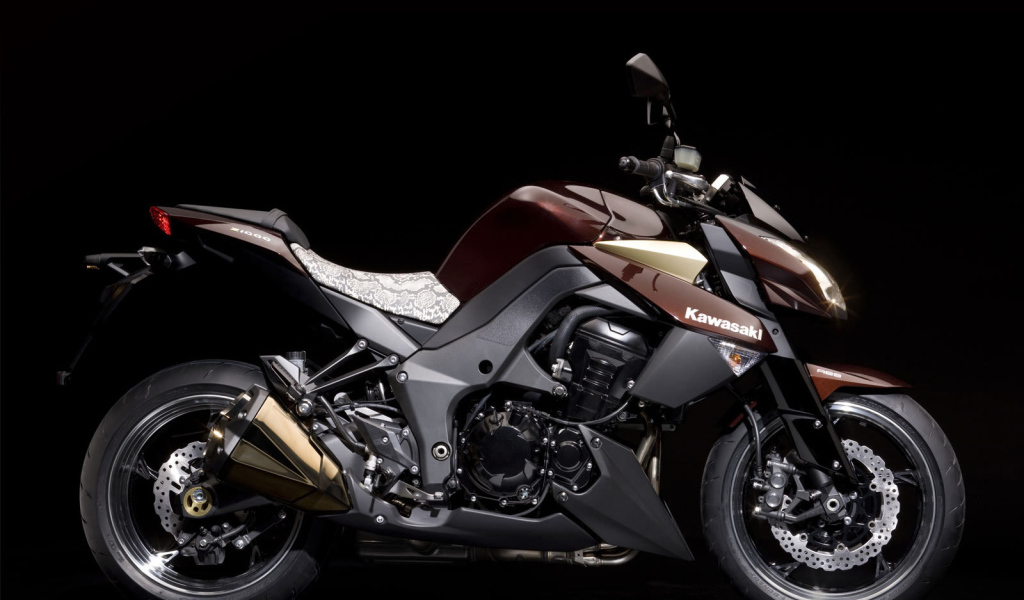 Быстрый мотоцикл Kawasaki Z 1000