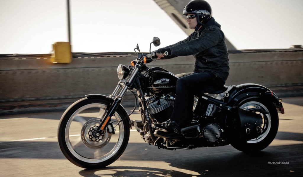 Невероятный мотоцикл Harley-Davidson Softail Blackline