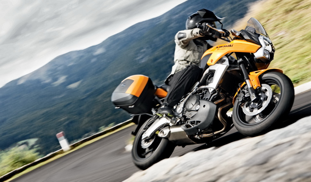 Невероятный мотоцикл Kawasaki Versys