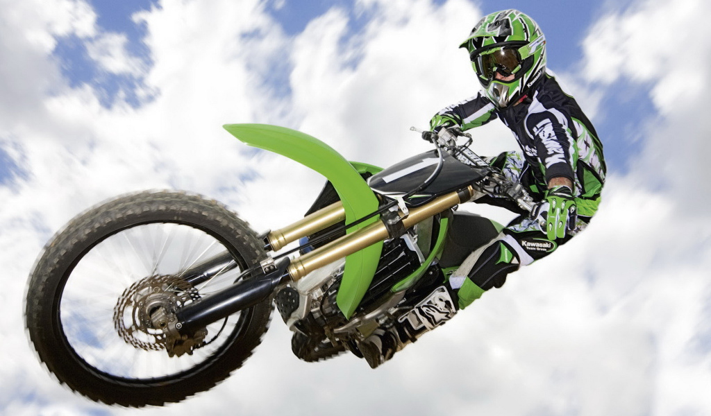 Невероятно быстрый мотоцикл Kawasaki KX 250 F