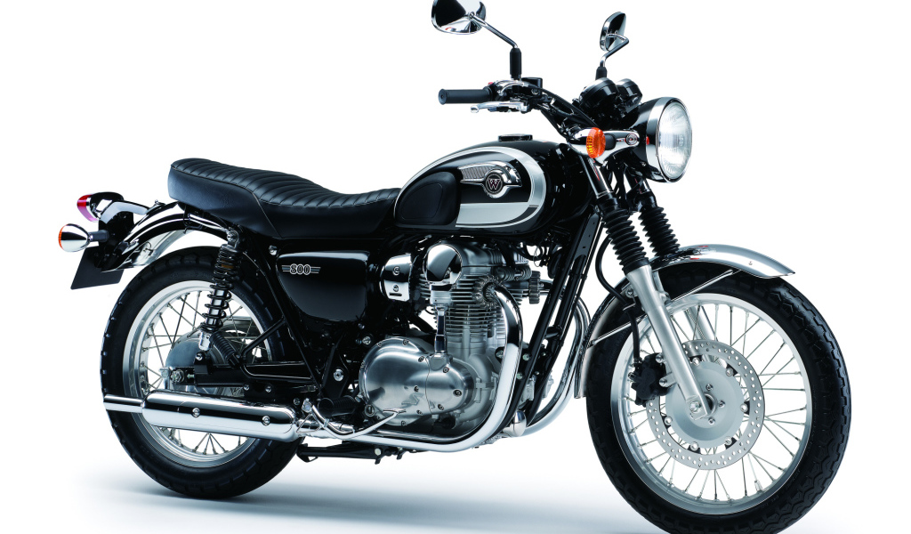 Невероятно быстрый мотоцикл Kawasaki W 800