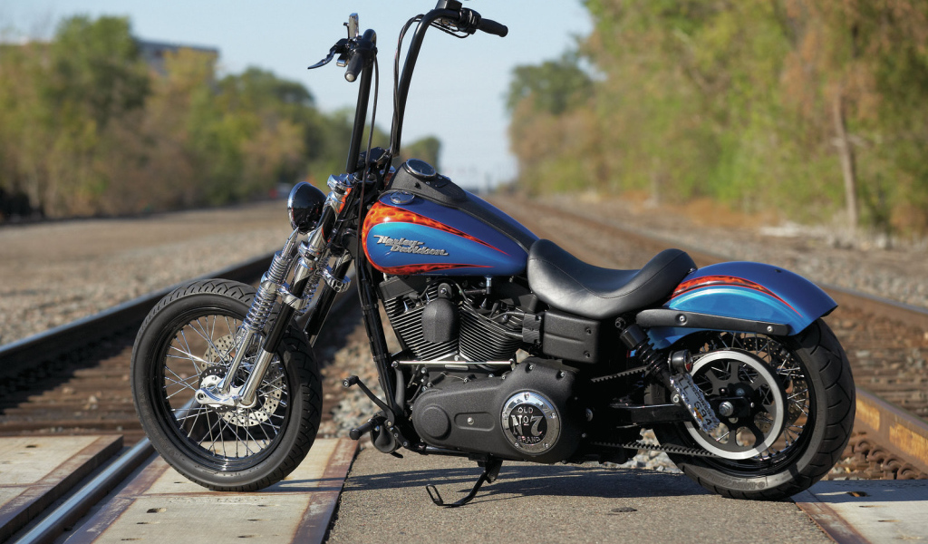 Невероятно быстрый мотоцикл Harley-Davidson Dyna Street Bob