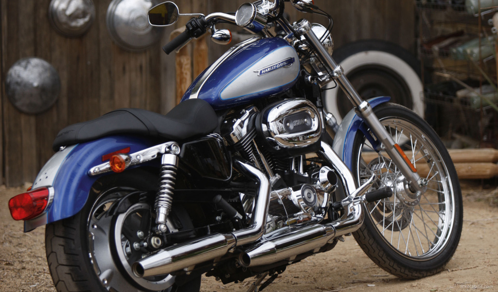 Невероятно быстрый мотоцикл Harley-Davidson XL 1200C Sportster Custom