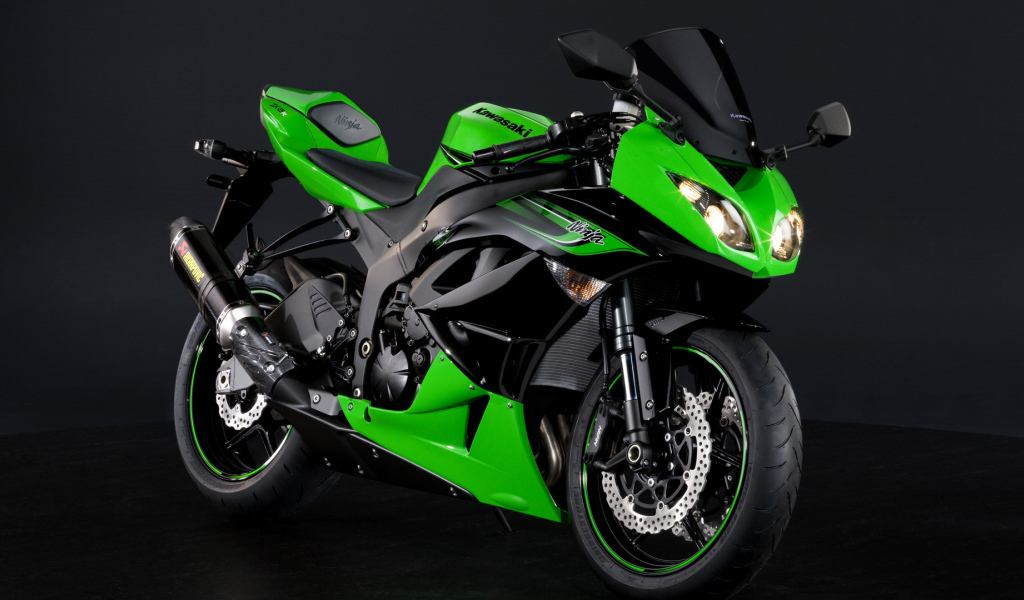Невероятно быстрый мотоцикл Kawasaki Ninja ZX-6R