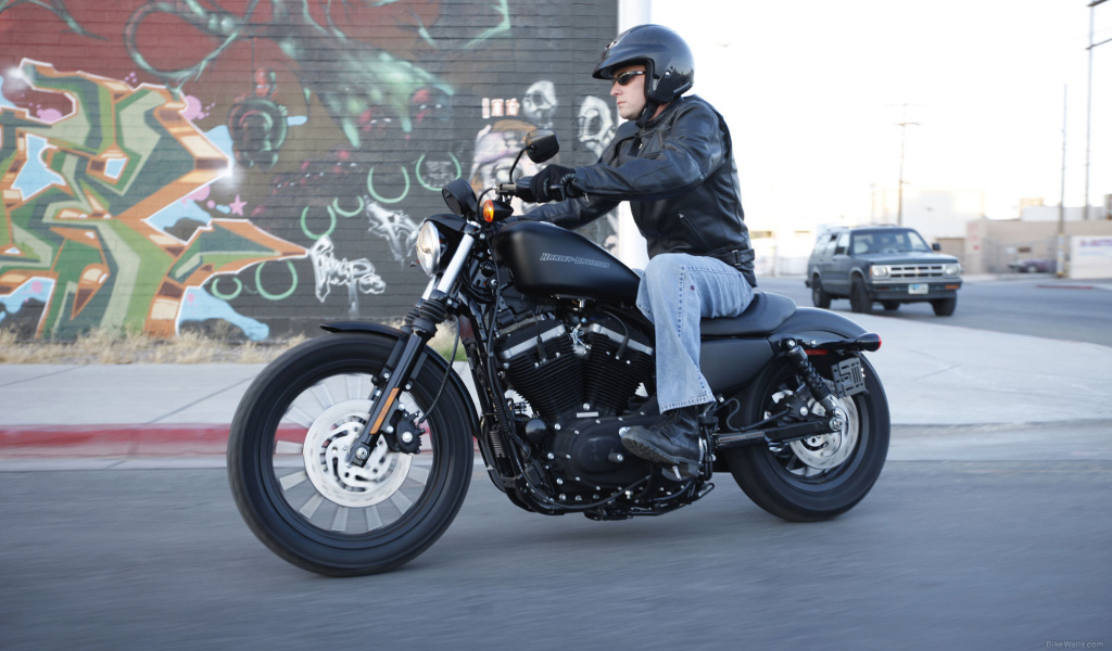 Новый надежный мотоцикл Harley-Davidson XL 883N Sportster Iron