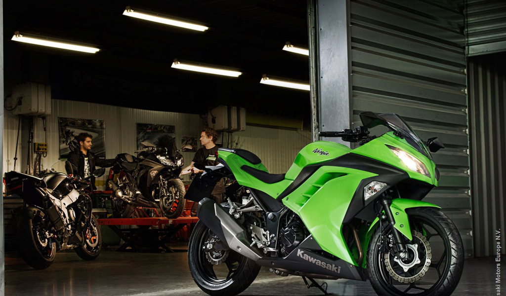 Новый надежный мотоцикл Kawasaki Ninja 300