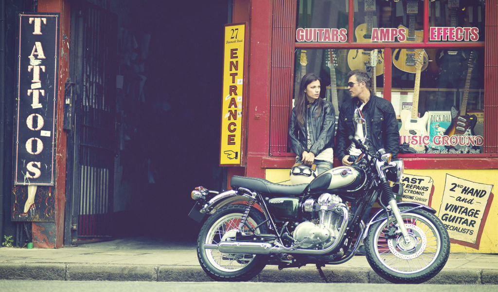 Надежный мотоцикл Kawasaki W 800