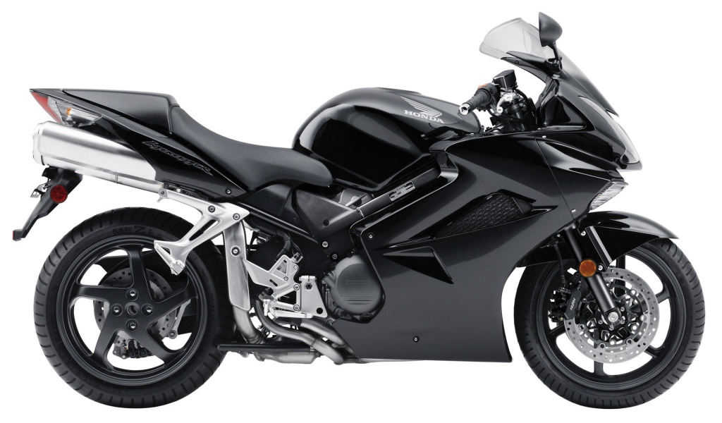 Мотоцикл Honda перехватчик черный