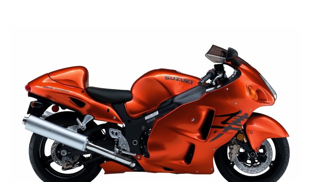 Красный Suzuki hayabusa gsx 1300