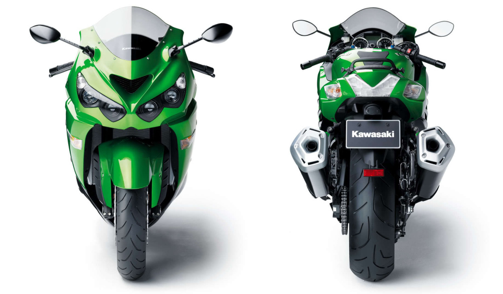 Невероятно быстрый мотоцикл Kawasaki ZZR 1400
