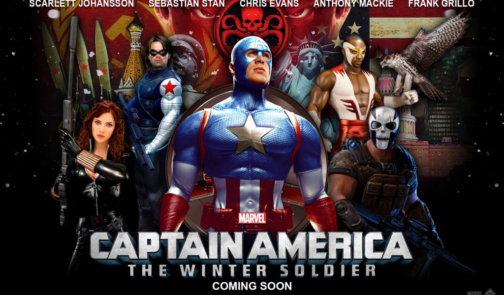 Первый мститель: Другая война другая война постер разноцветный