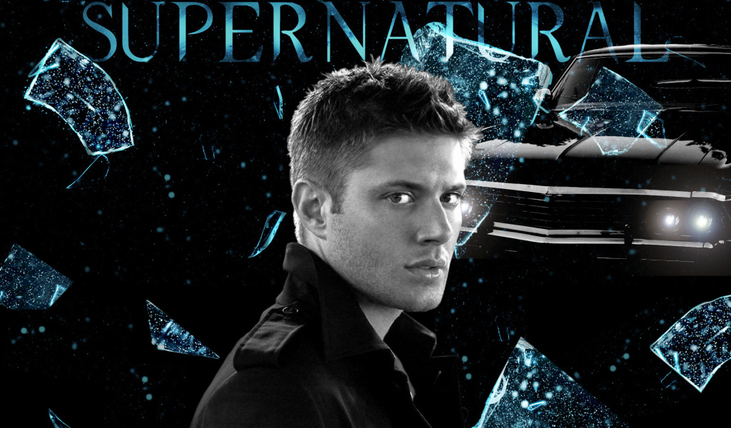 Дин с машиной из сериала Сверхъестественное