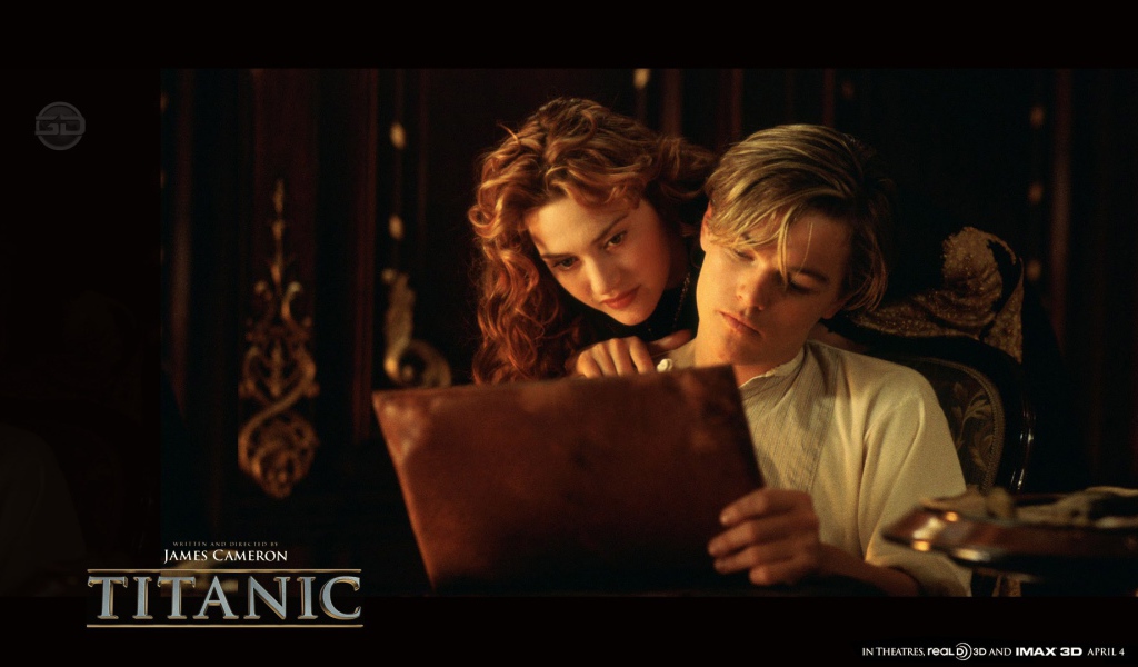 Джек показывает свои рисунки в фильме Титаник