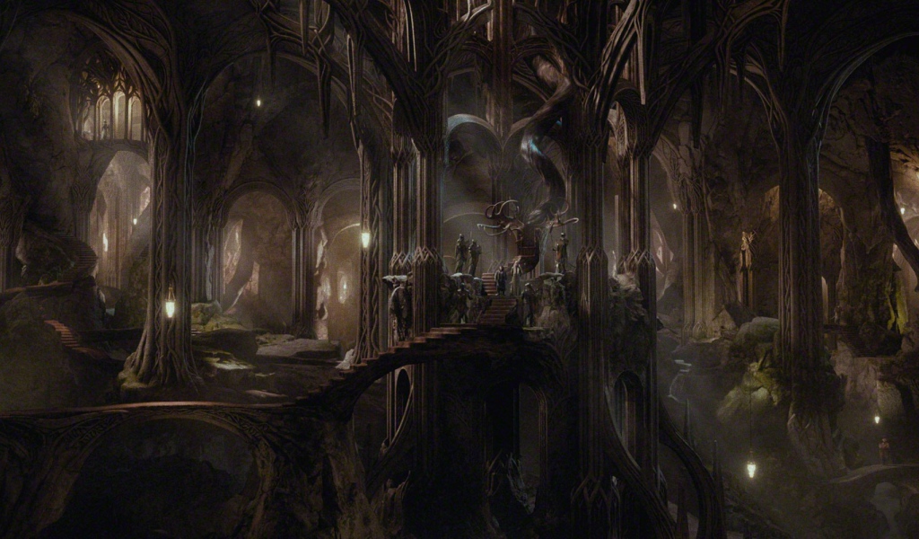 Дворец в фильме Хоббит Битва пяти армий