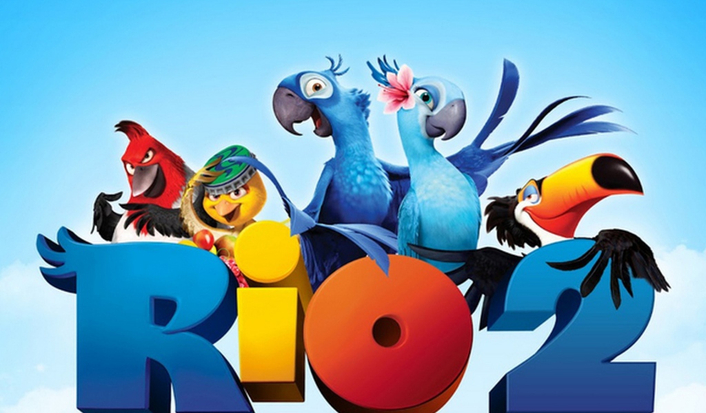 Рио 2 птицы на пляже