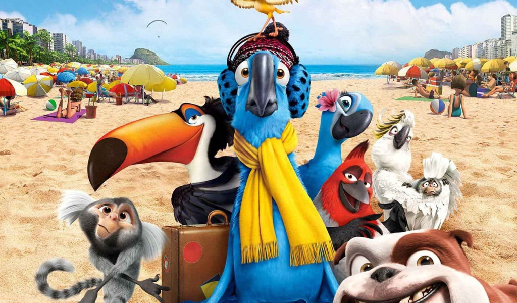 Рио 2 на пляже