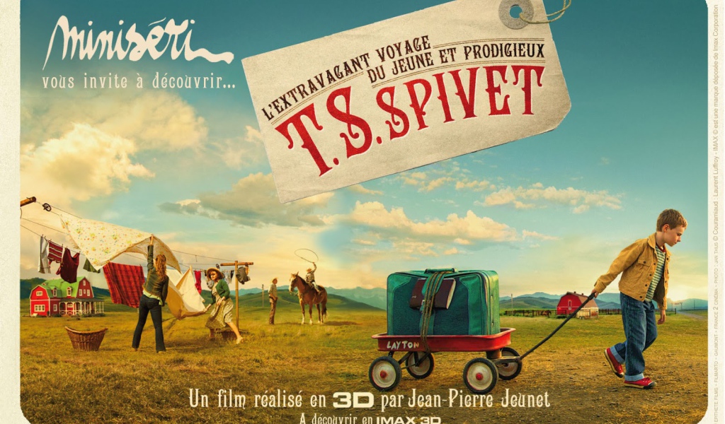 Постер фильма Невероятное путешествие мистера Спивета 2014