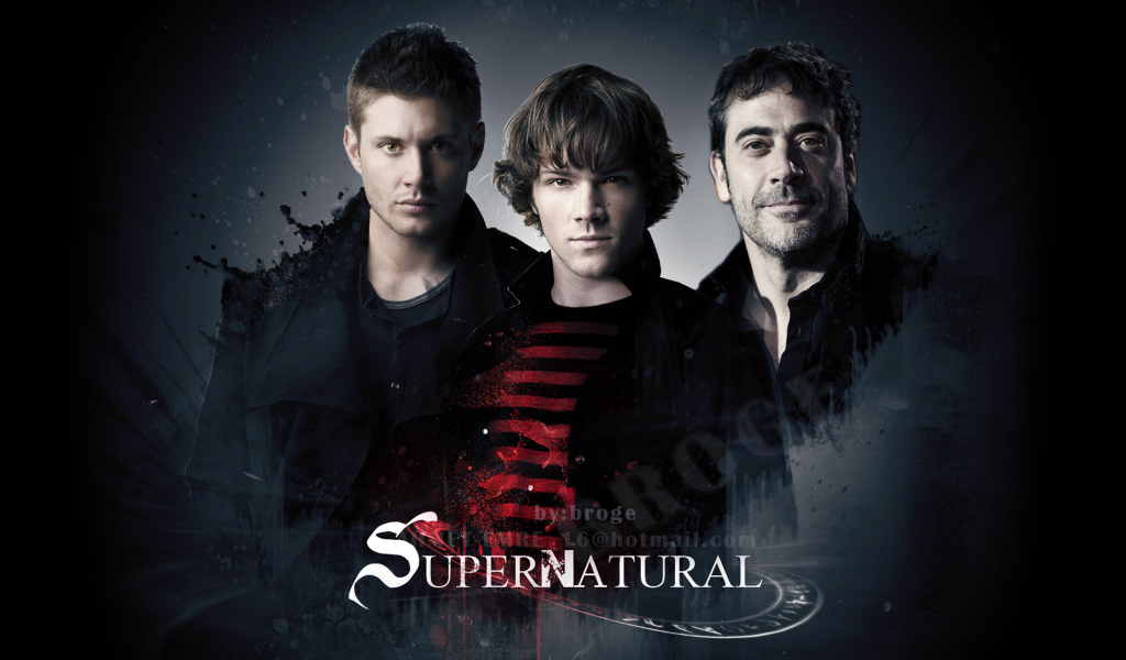The Winchesters with his father from the TV series Supernatural