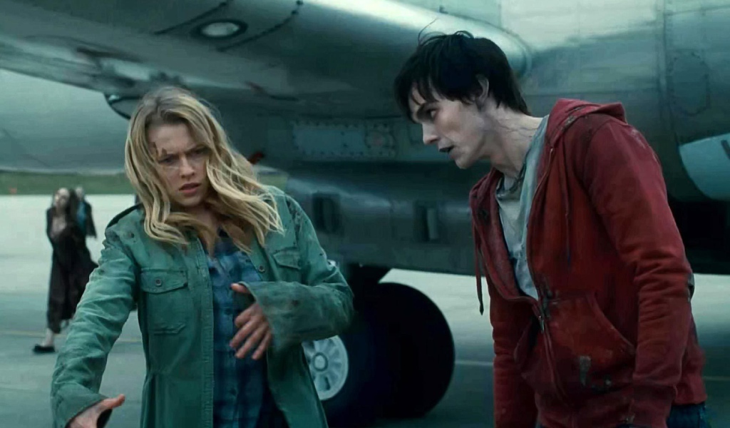 Warm bodies girl and zombie