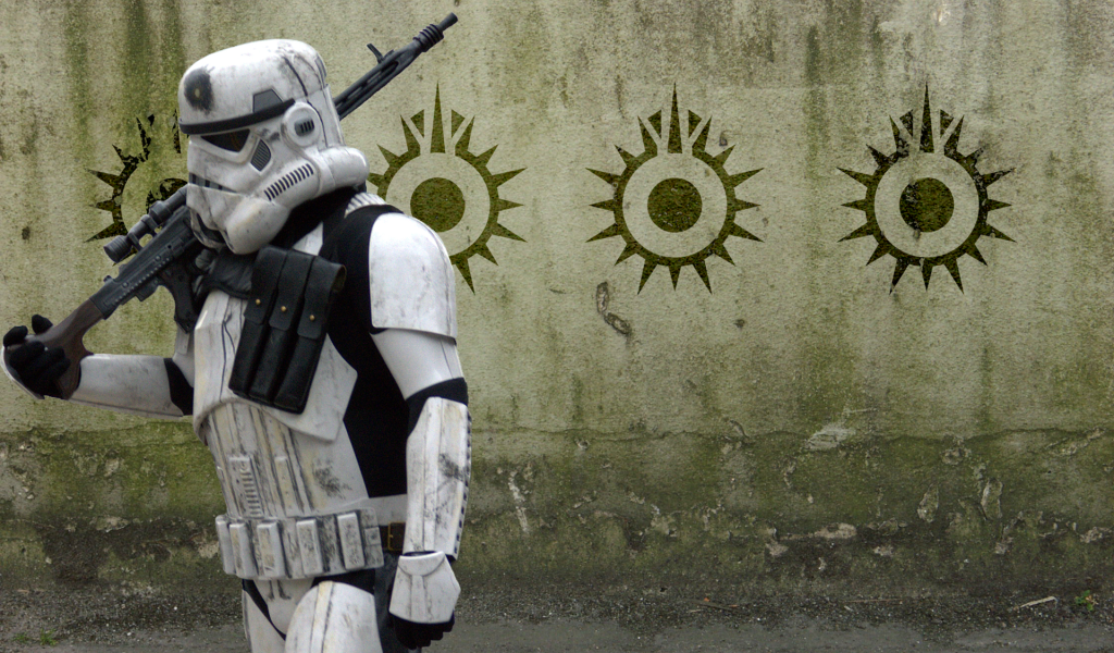 Воин робот из Звездных войн