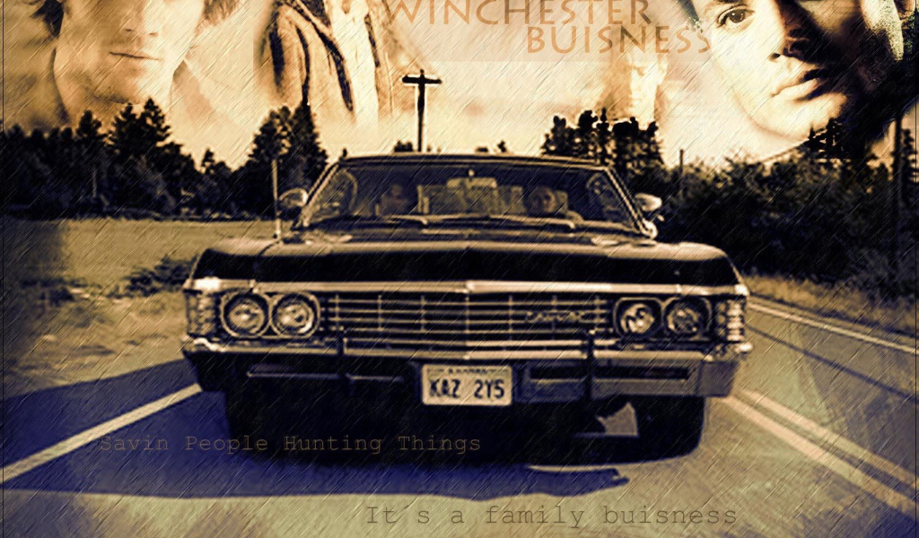 Автомобиль Винчестеров из сериала Сверхъестественное