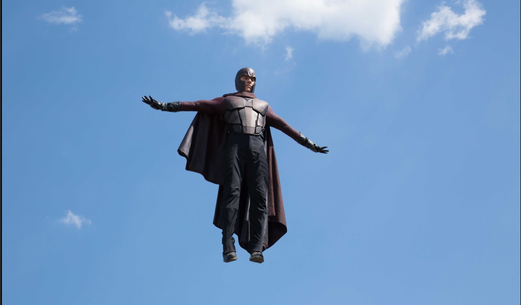 Люди Икс: Дни минувшего будущего Магнето летает