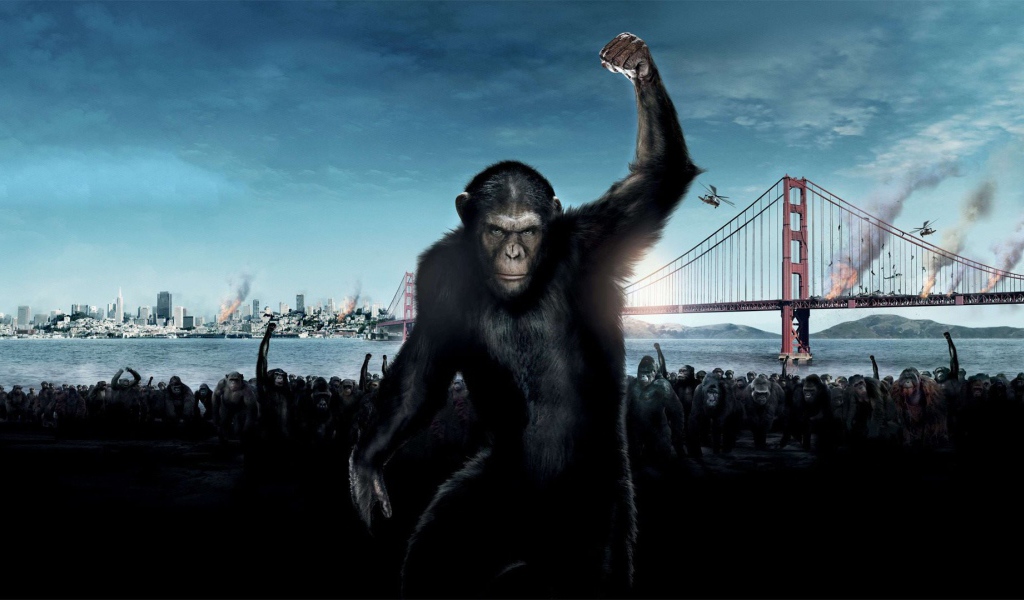  New movie Planet of monkeys Revolution