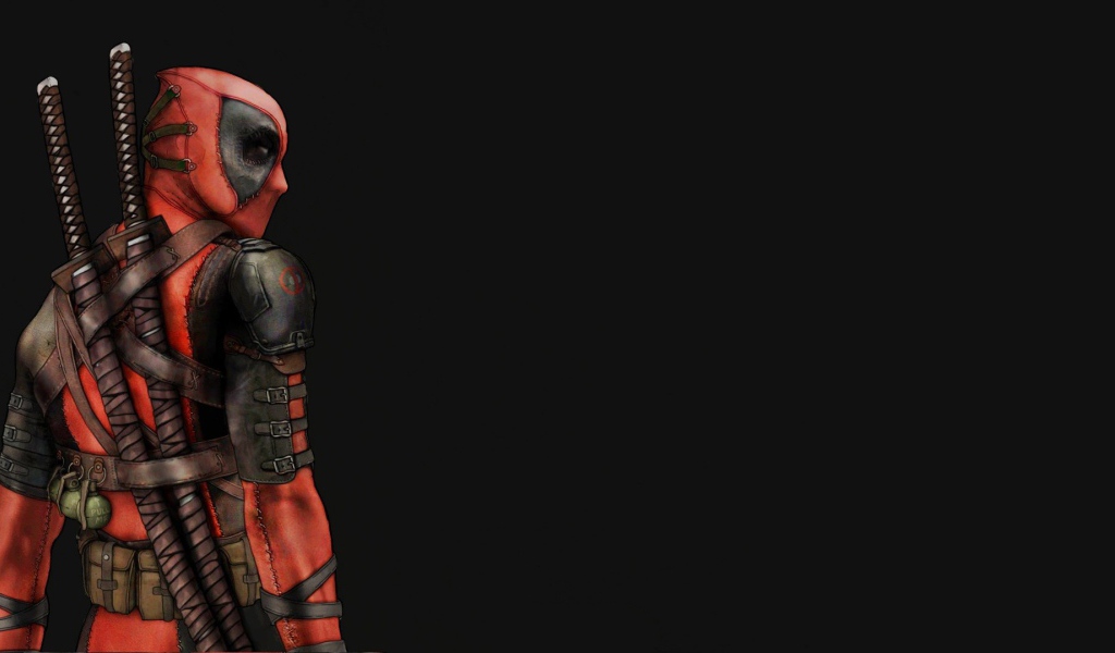 Вайд Вилсон на черном фоне