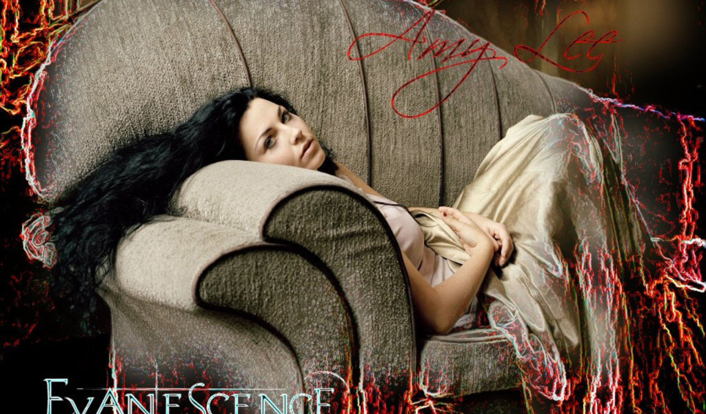 Красивые обои с Эми Ли из Evanescence