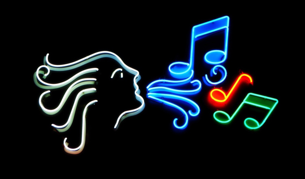 Подсветка в виде нот