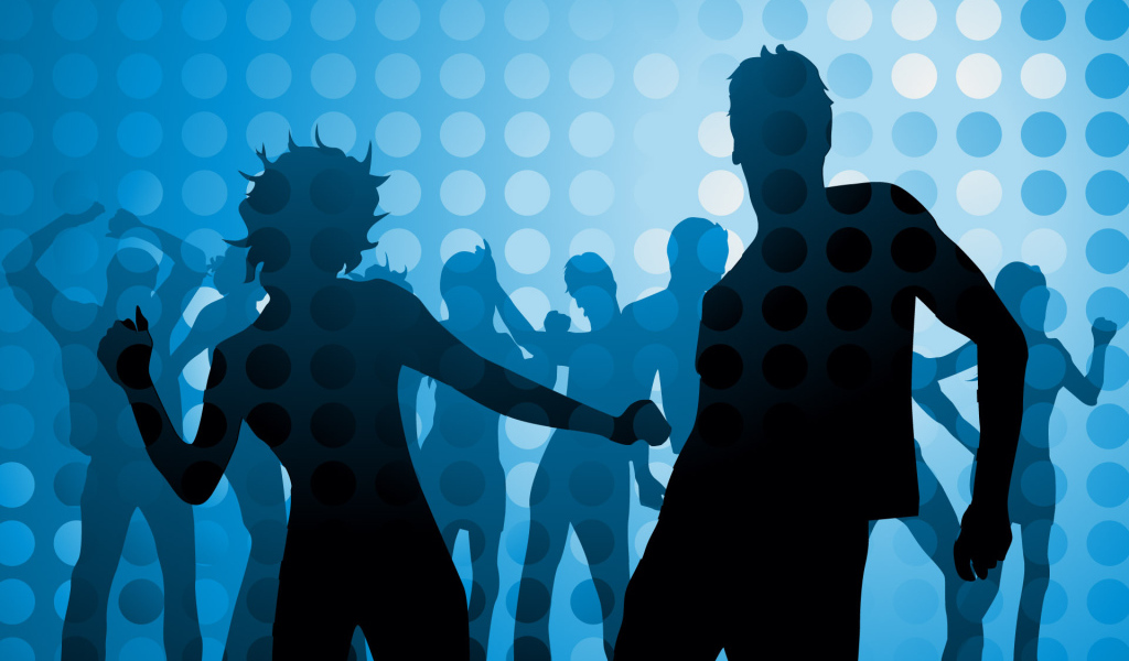 Страстная пара на танцполе