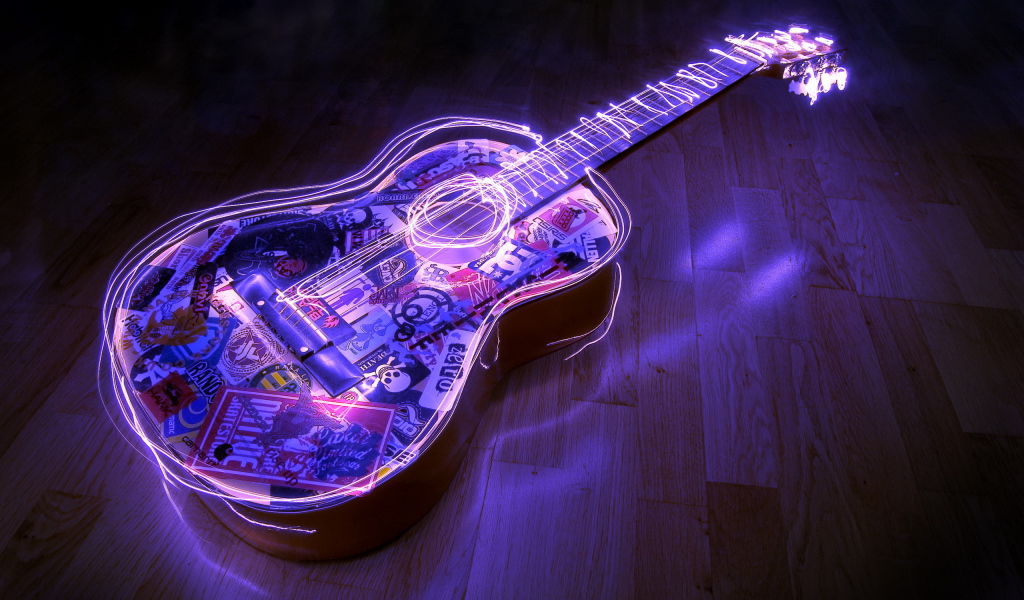 Светящаяся гитара