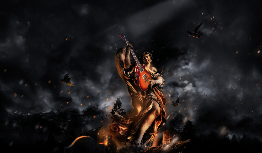 Муза с гитарой