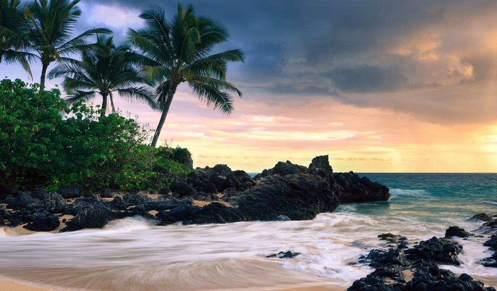 Тайный пляж на Гавайях 