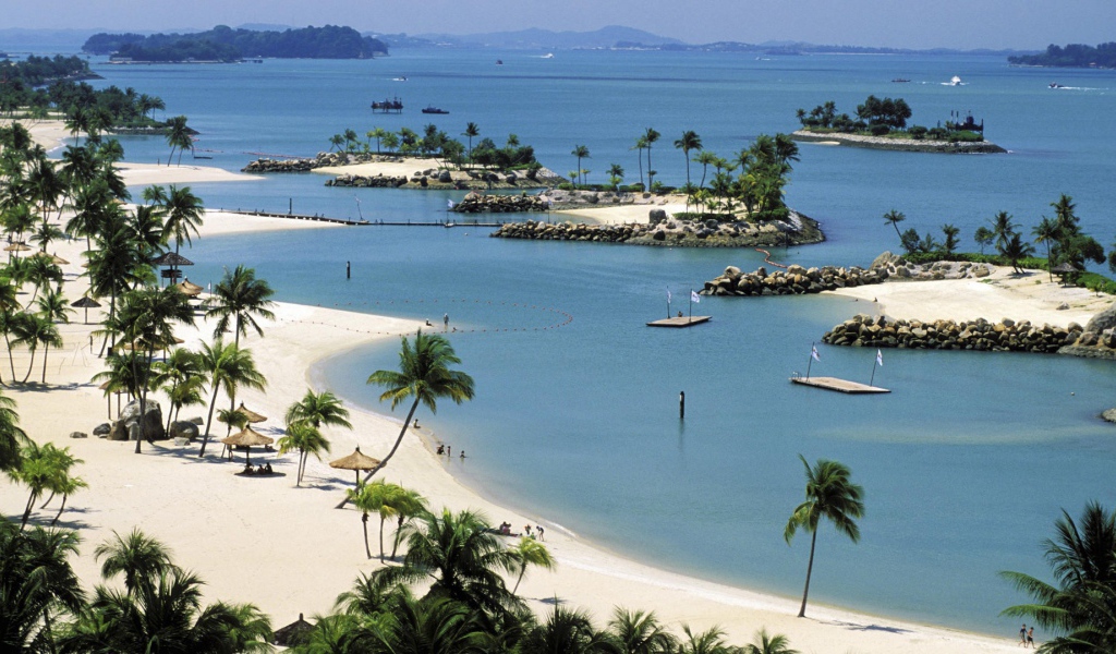 Пляж в Сингапуре