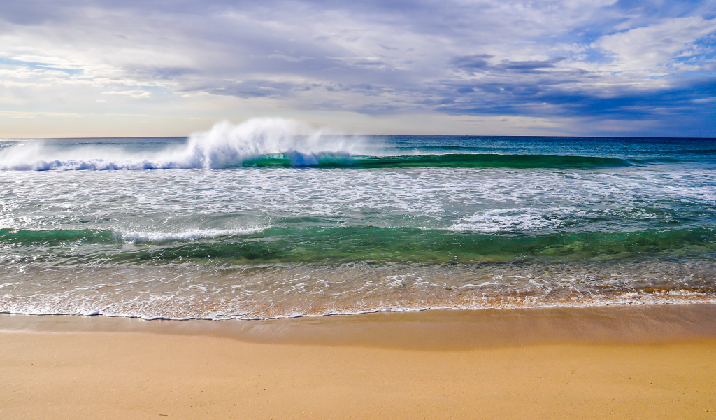 Ветер на пляже