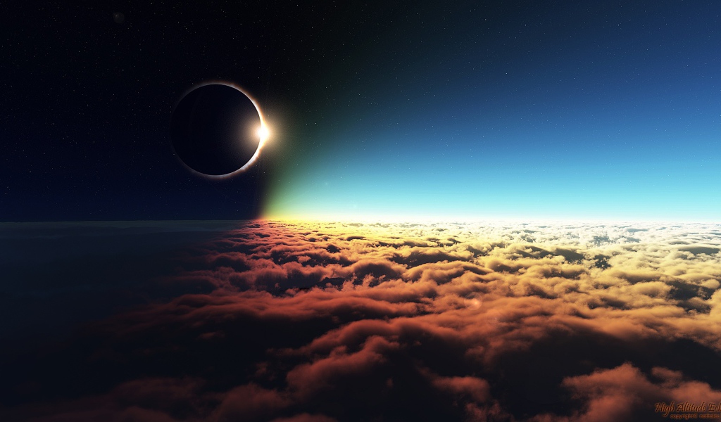Затмение с высоты